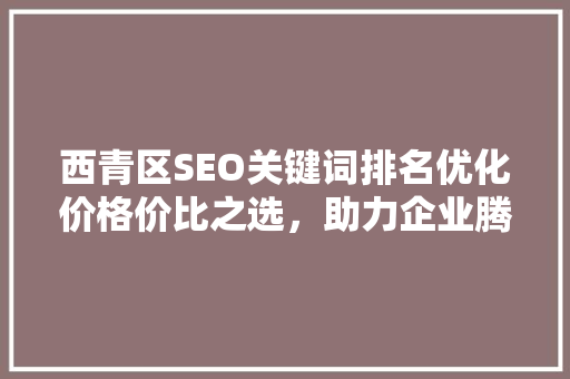 西青区SEO关键词排名优化价格价比之选，助力企业腾飞