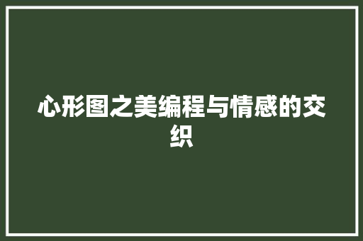 心形图之美编程与情感的交织