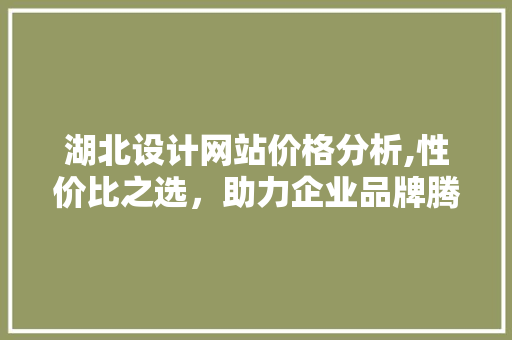 湖北设计网站价格分析,性价比之选，助力企业品牌腾飞 缓存Redis